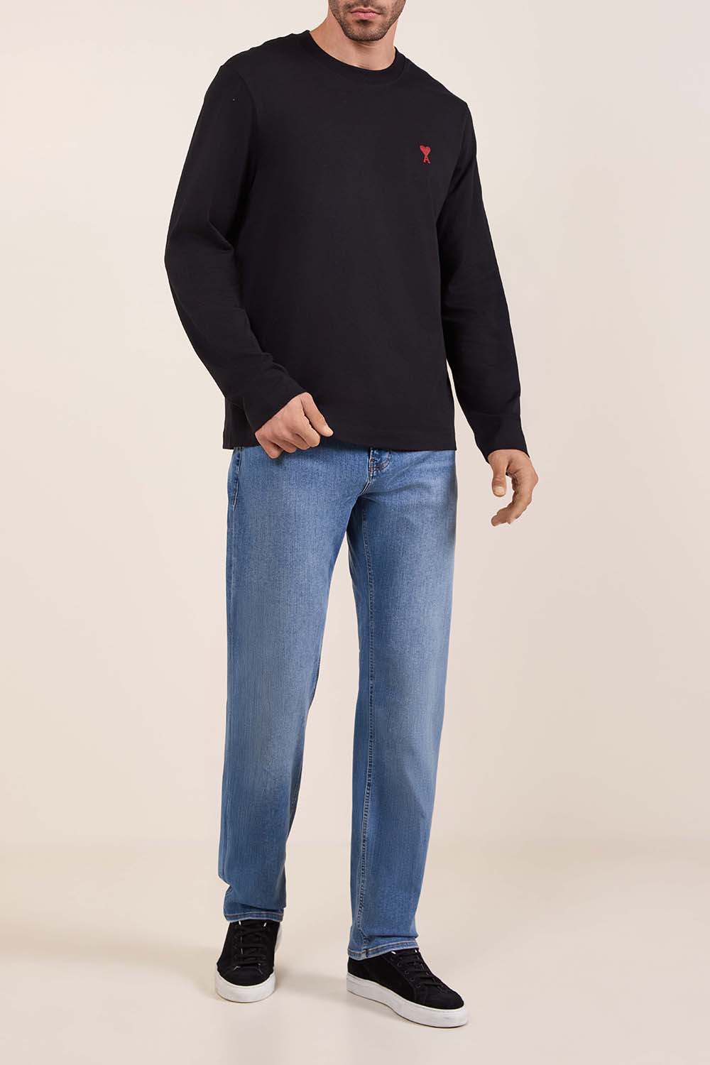 מכנסי ג'ינס בגזרה ישרה